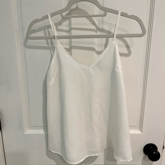 ASOS White Double Layer Cami - size 2 - Picture 3 of 3